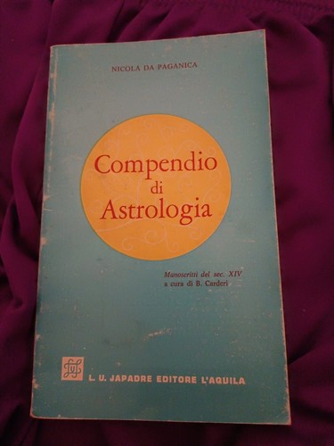 Compendio astrologia nicola - compendio,