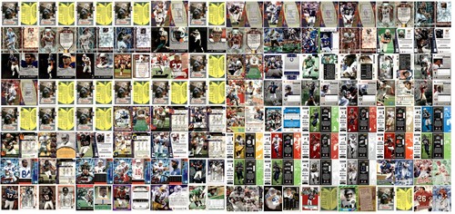 Lotto calciatori nfl - calciatori, misti