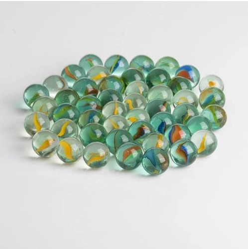 50pz biglie vetro assortite - 50pz,