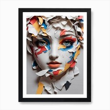 Papier Mâché Art Print Art