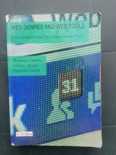 Web genres and - , tools