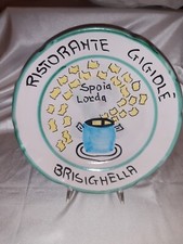 PIATTO BUON RICORDO RISTORANTE GIGIOLE' SPOIA LORDA BRISIGHELLA