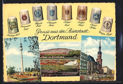 Dortmund boccali di - ak, dortmund,