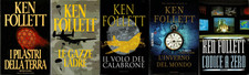 Libri Ken Follett. Mondadori. Mondolibri. Rari. Voluminosi. Copertina rigida.