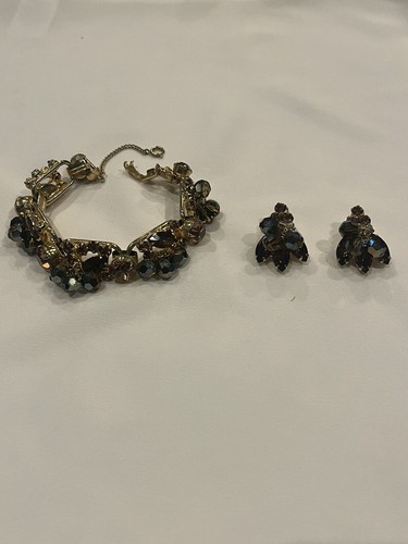 Set bracciale orecchini - e,