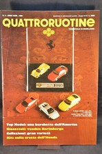QUATTRORUOTINE N° 4 RIVISTA DI MODELLISMO ANNO 1992 COFFRET FF40 FERRARI 512 TR