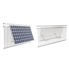 EASY SOLAR STAFFA DA BALCONE IN ALLUMINIO PER PANNELLI SOLARI ESB-001B