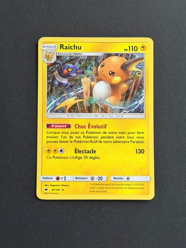 Carte pokemon raichu - pokemon,