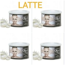 RO.IAL 4 BARATTOLI CERA DEPILATORIA  LATTE PROFESSIONALE  ESTETISTA 400 ML