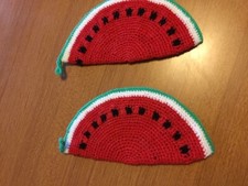 COPPIA DI PRESINE UNCINETTO FATTE A MANO