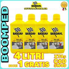 OLIO MOTORE MOTO 4T BARDAHL XT4-S XTS C60 5W40 RACING SINTETICO 4 LT 04BD52