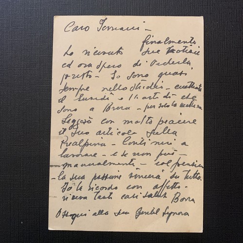 Autografo storia pittore - storia,