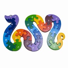 Alfabeto puzzle in legno