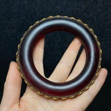 Bracciale cerato con pietre preziose intarsiate braccialetto naturale oggetto da collezione