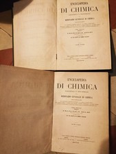 SELMI ENCICLOPEDIA CHIMICA SCIENTIFICA INDUSTRIALE UTE 1868 RARA