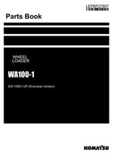 Komatsu WA100-1 Wheel Loader