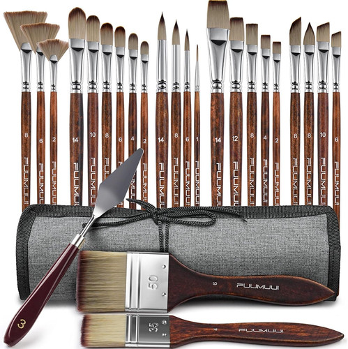 Set pennelli pittura - pittura, acrilica