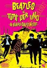 BEATLES - Tutti per uno - A Hard Days Night 1964 - movie cinema poster -046