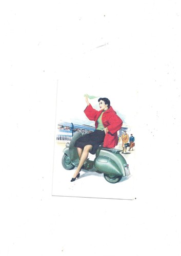 Vespa piaggio cartolina - piaggio,