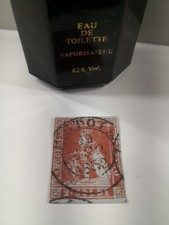 ANTICHI TOSCANA 1851- SOLDI SC.AZZURRO N.3 Falso Postale Fournier Fil Corona Or.