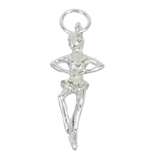Charm ballerina argento - in,