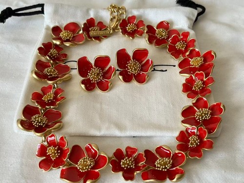Collana orecchini oscar de - collana, e