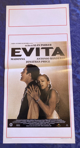 Locandina evita con madonna - locandina,