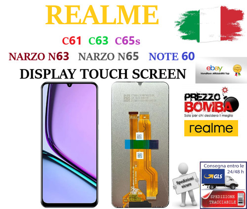 Realme note display - realme, lcd