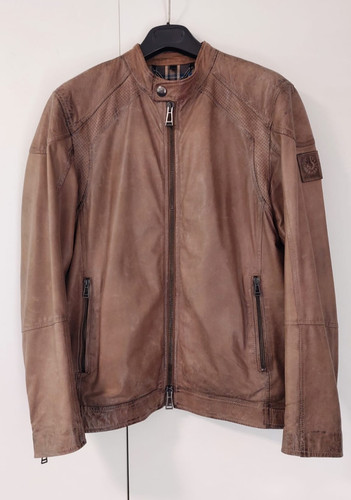 Belstaff giacca pelle uomo - belstaff,