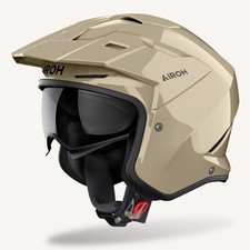Casco moto jet - trial, style