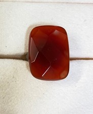 Anello Pietra Sfaccettata