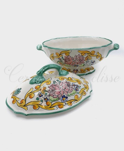 Zuppiera ceramica vietri - zuppiera, in