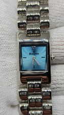 Orologio Donna Bulova Quadrante Blu Turchese, Rettangolare in Acciaio