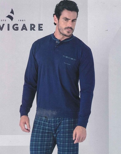 Pigiama uomo cotone serafino - pigiama,