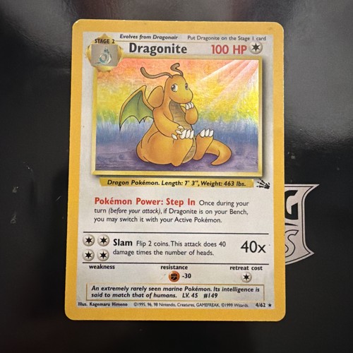 Dragonite fossil holo - dragonite, 4/62