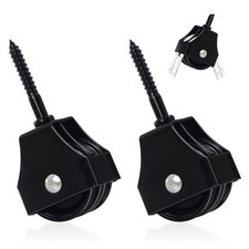 Doppia Puleggia Carrucola Edilizia Sollevamento - Singolo Set Fitness Ca