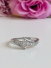 Anello In Argento Princess Con Cristalli Misura 20