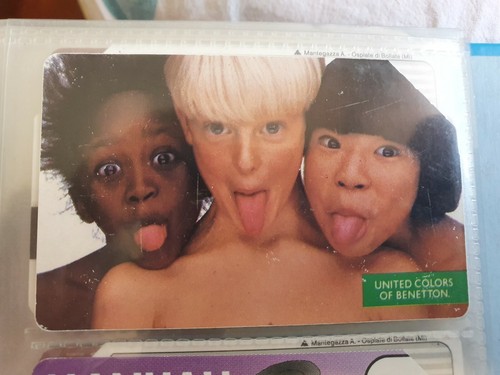 Scheda telefonica benetton tre - scheda,