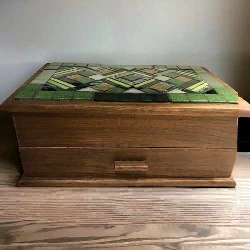 Portagioie legno mosaico - legno,