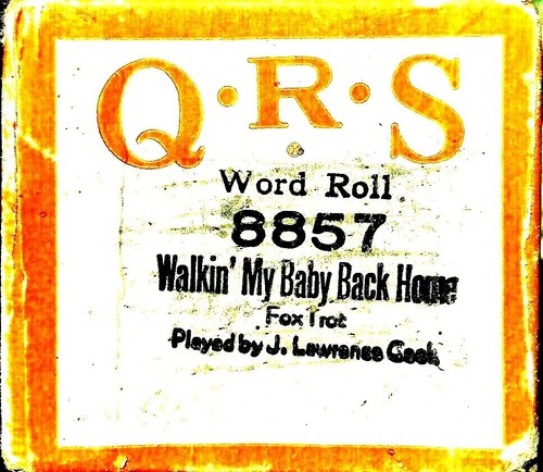 Qrs word roll walkin baby - walkin', my