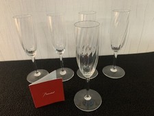 11 Flute Da Champagne Modello Livorno In Cristallo Di Baccarat (Costo Un Pezzo)