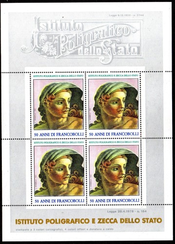 Foglietto erinnofilo anni - erinnofilo, 50