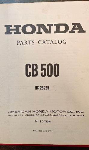 Honda cb500four spare - cb500four,