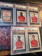 Pacchetto adesivi lastre Merlin's FA Premier League 2001 Arsenal PSA 7 x6