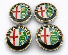4 Tappi Coprimozzo ALFA ROMEO