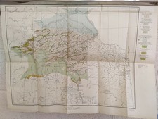 Antica mappa 1914 Alaska Yukon