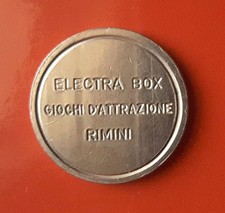 GETTONE ELECTRA BOX GIOCHI D'ATTRAZIONE RIMINI (RARO) [H697]