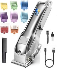 Tagliacapelli Uomo Professionale, Macchinetta per Capelli Elettrica Con Accessor