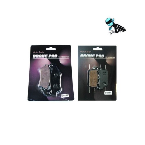 Pastiglie freno complete - , ft+rr