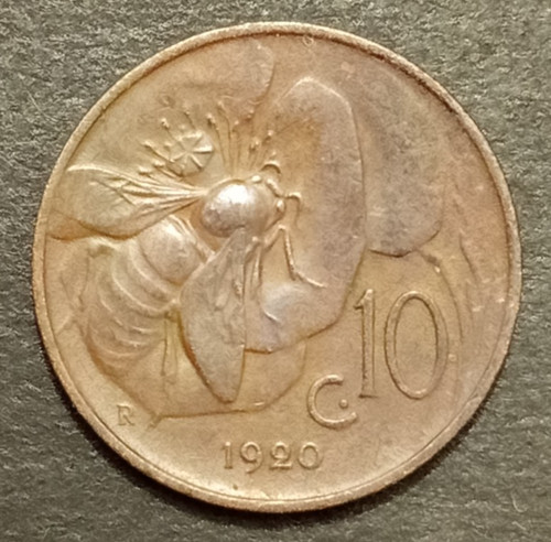 Centesimi lire ape 1920 - lire,